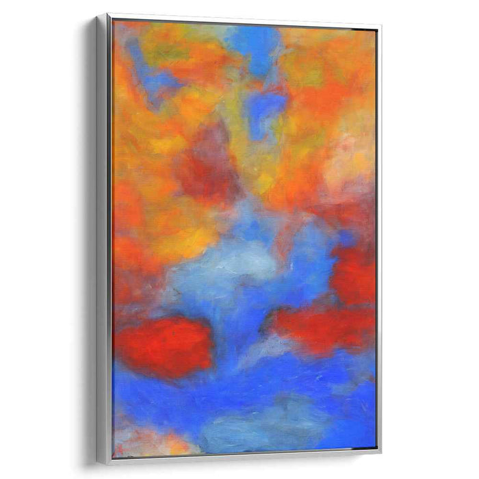 Blue Abstract Beach #227