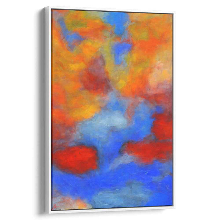 Blue Abstract Beach #227