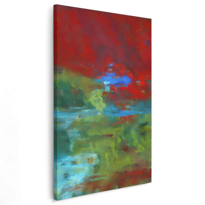 Emotional Color Symphony: A Dance of Color and Emotion Abstract Canvas Art
