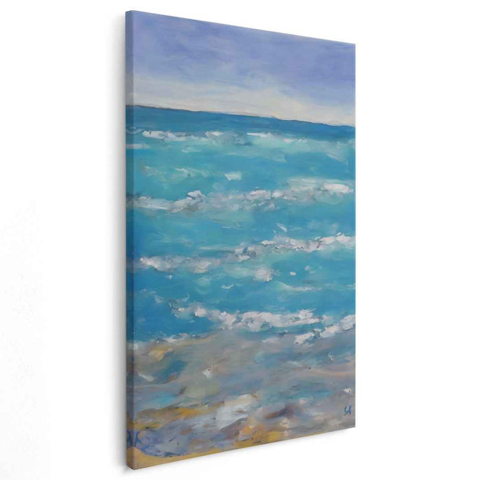 Blue Abstract Beach #231