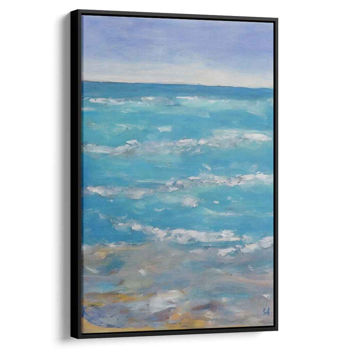 Blue Abstract Beach #231