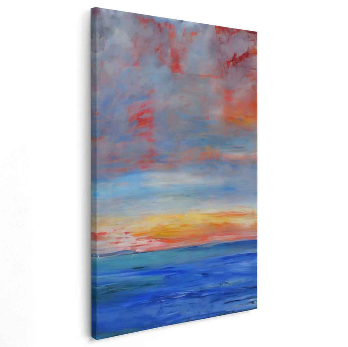 Blue Abstract Beach #236