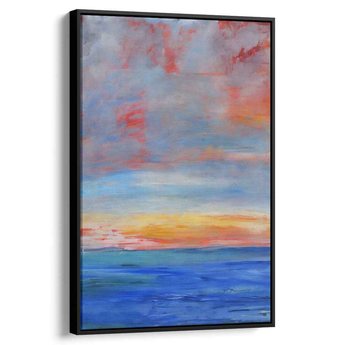 Blue Abstract Beach #236