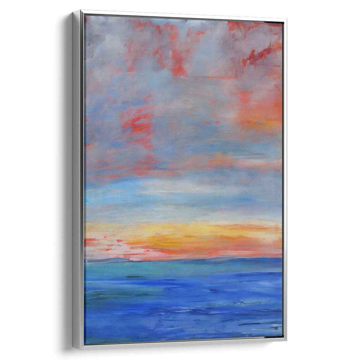 Blue Abstract Beach #236