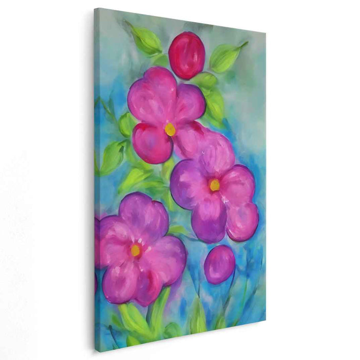 Blue Abstract Flower #212