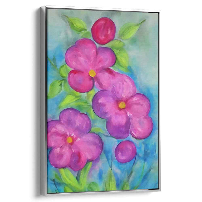 Blue Abstract Flower #212