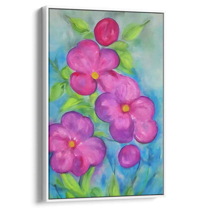 Blue Abstract Flower #212