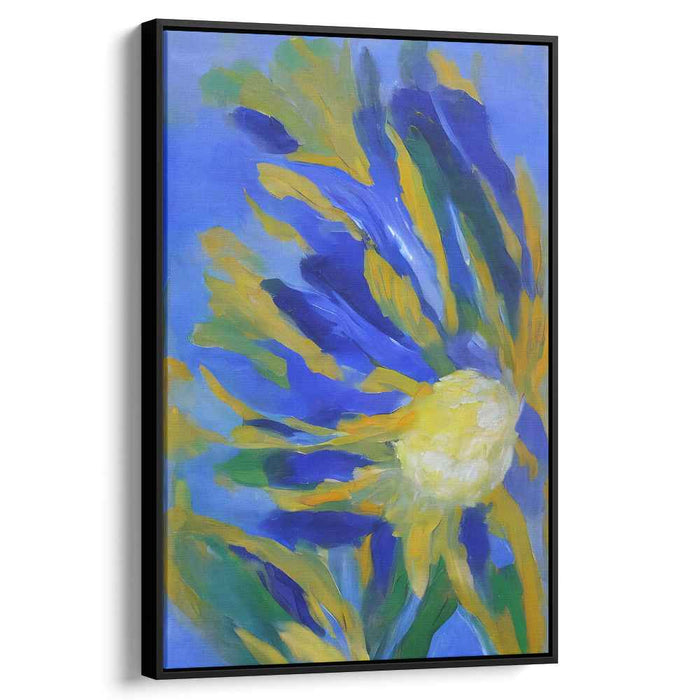 Blue Abstract Flower #216