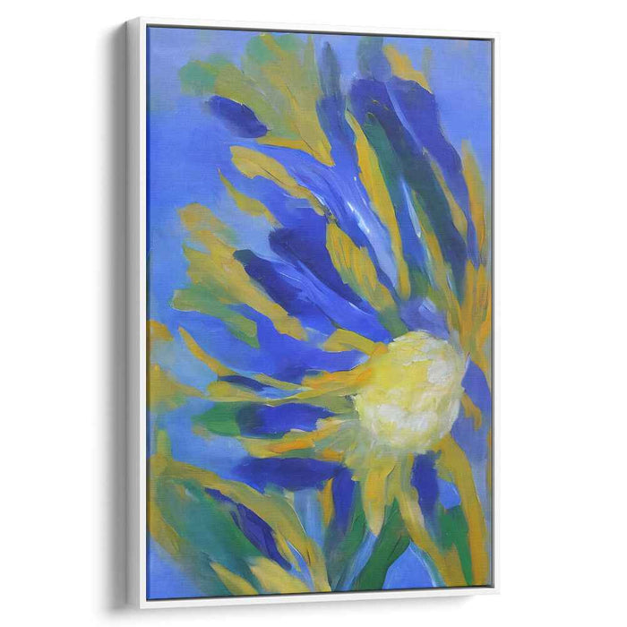 Blue Abstract Flower #216