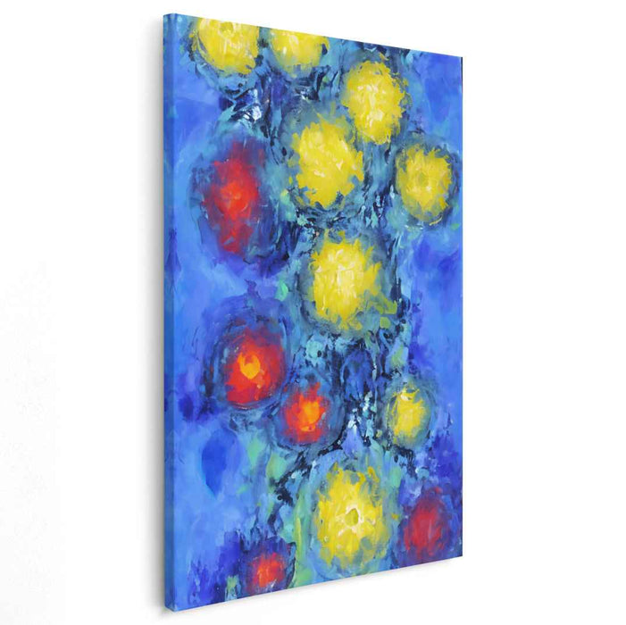 Blue Abstract Flower #218