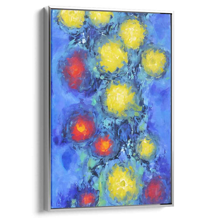 Blue Abstract Flower #218