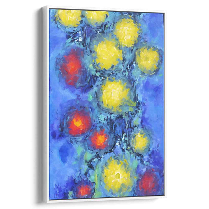 Blue Abstract Flower #218