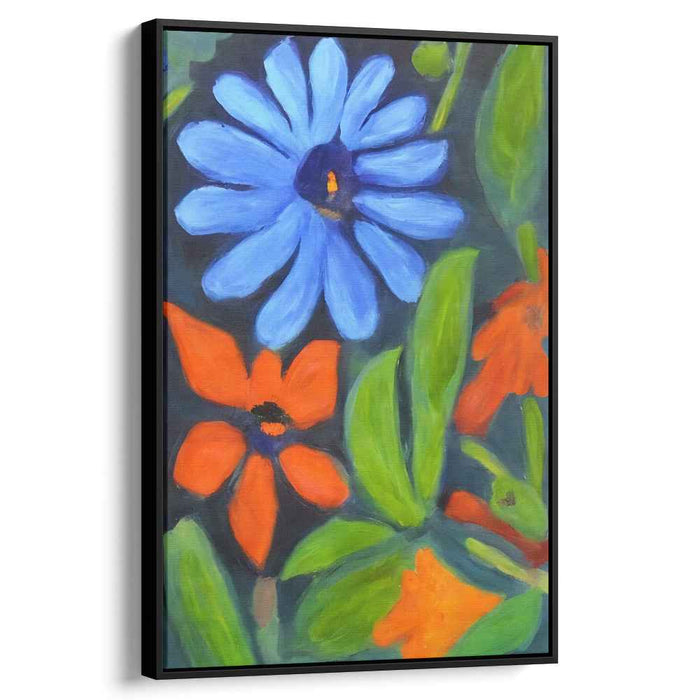 Blue Abstract Flower #221