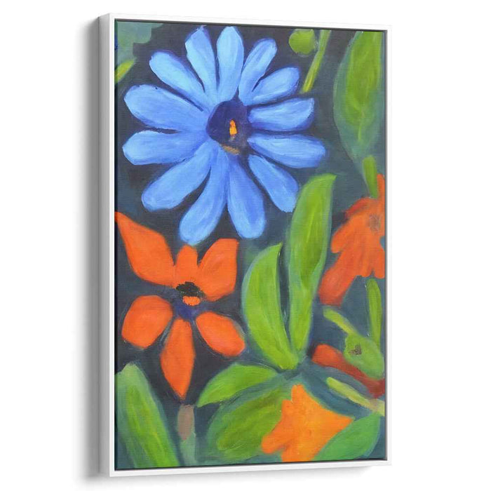 Blue Abstract Flower #221