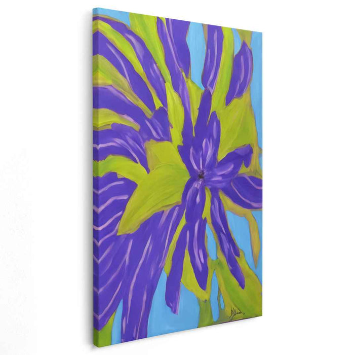 Blue Abstract Flower #224