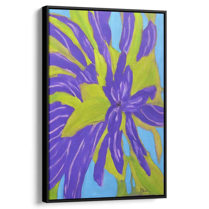 Blue Abstract Flower #224