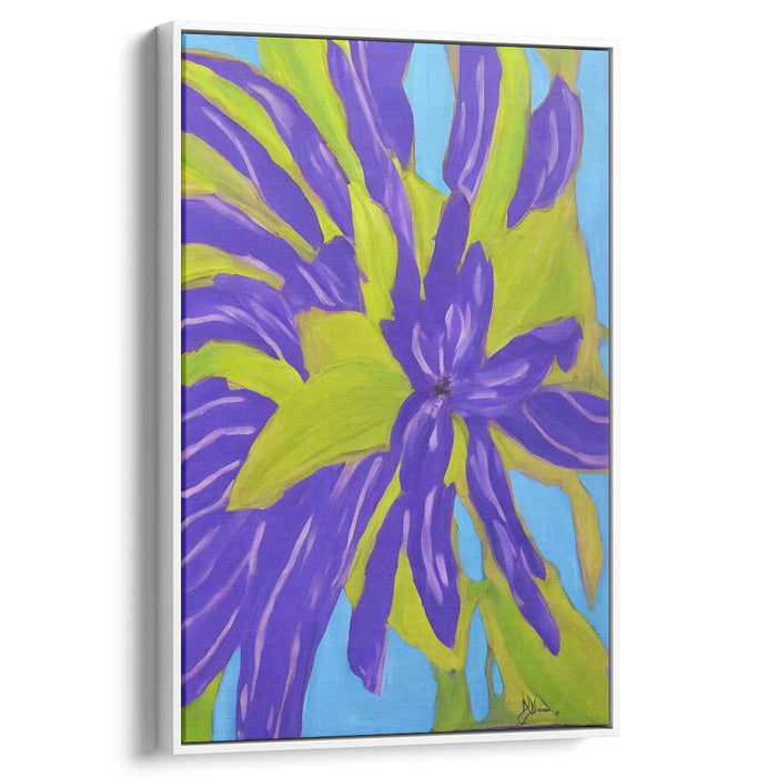 Blue Abstract Flower #224