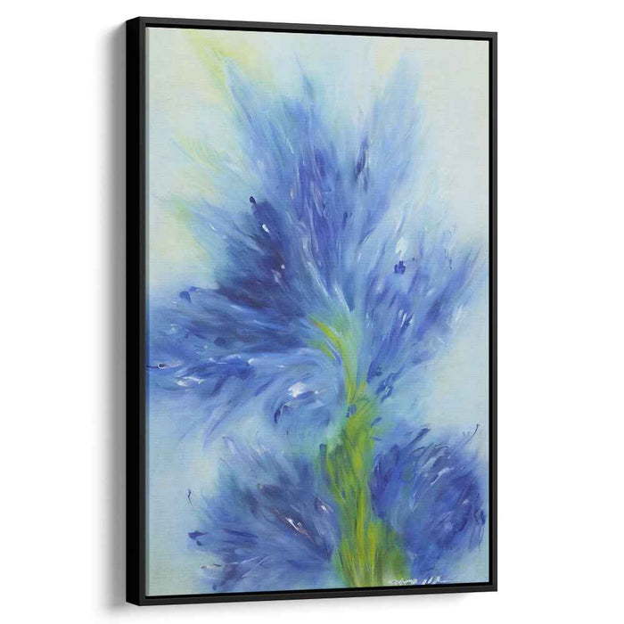 Blue Abstract Flower #226