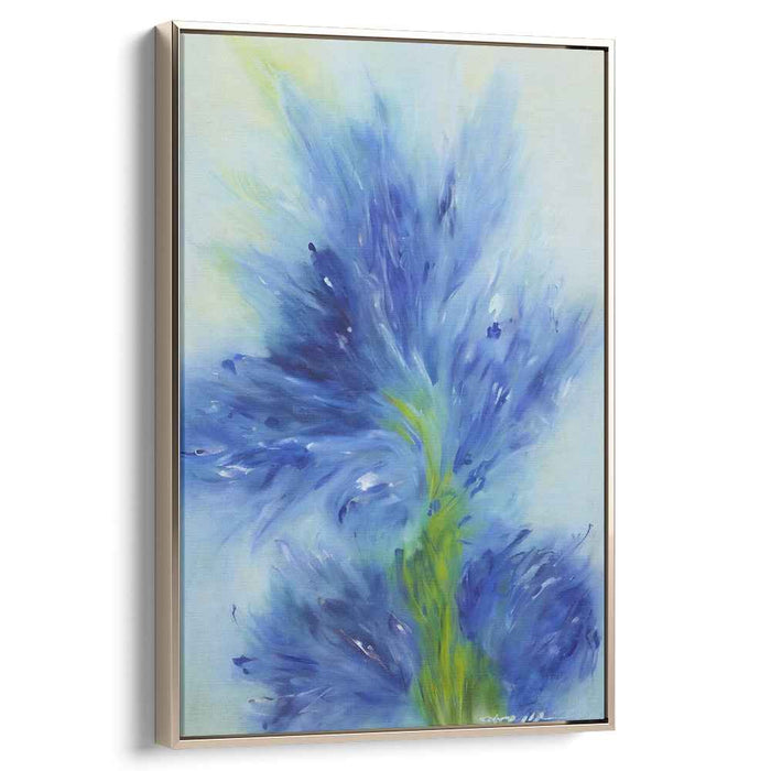 Blue Abstract Flower #226