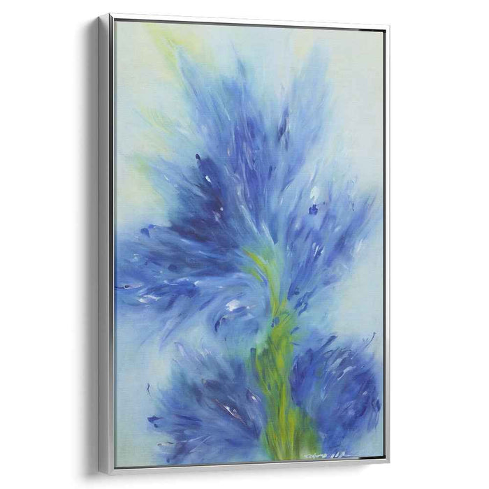 Blue Abstract Flower #226