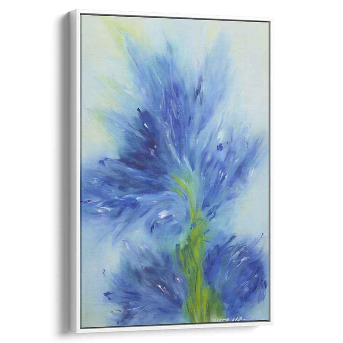 Blue Abstract Flower #226