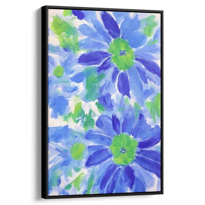 Floral Melody Burst: Expressive Floral Symphony Canvas Art