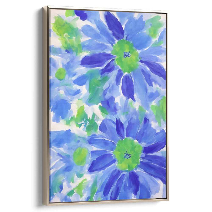 Floral Melody Burst: Expressive Floral Symphony Canvas Art