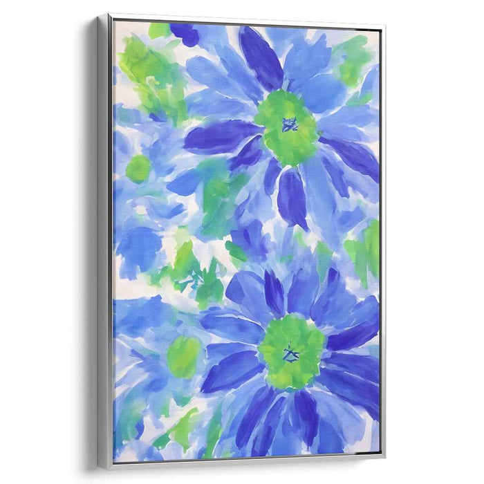 Floral Melody Burst: Expressive Floral Symphony Canvas Art