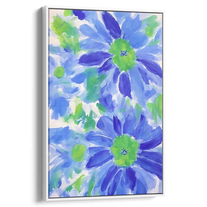 Floral Melody Burst: Expressive Floral Symphony Canvas Art