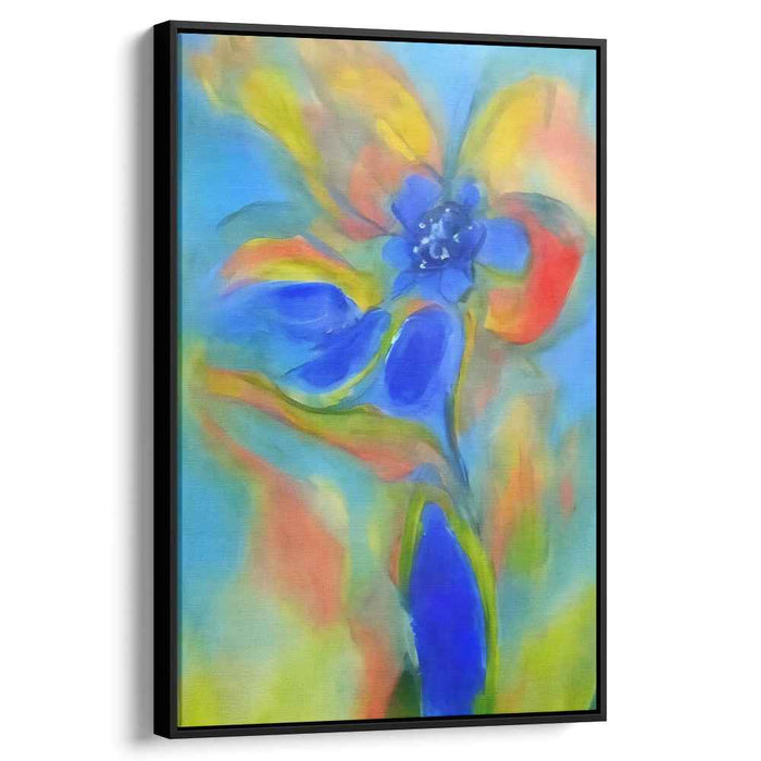 Blossom Melodies: Abstract Floral Harmony Canvas Art Print