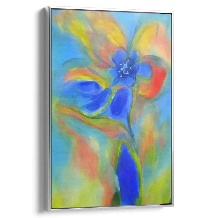 Blossom Melodies: Abstract Floral Harmony Canvas Art Print