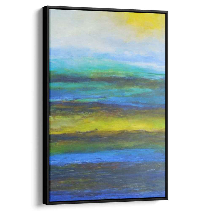 Whispering Horizon: Abstract Landscape Canvas Art