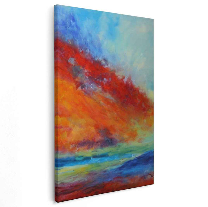 Blue Abstract Landscape #215