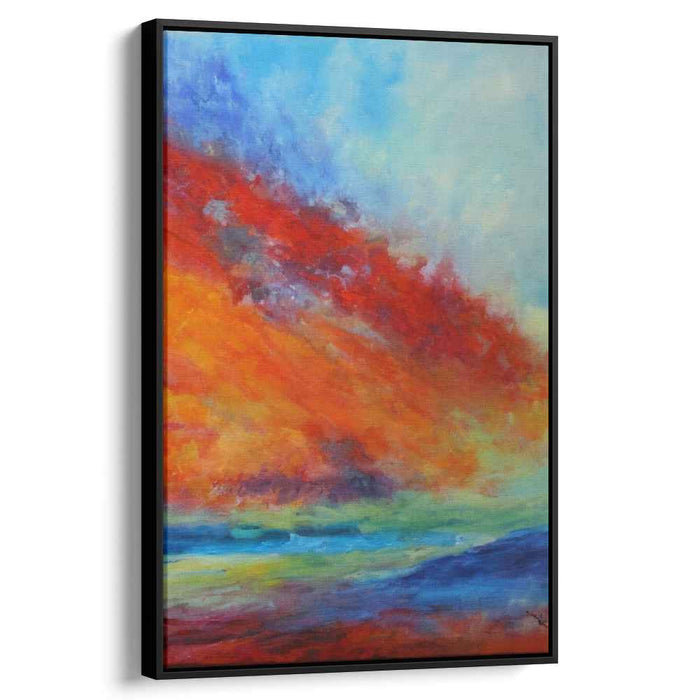 Blue Abstract Landscape #215