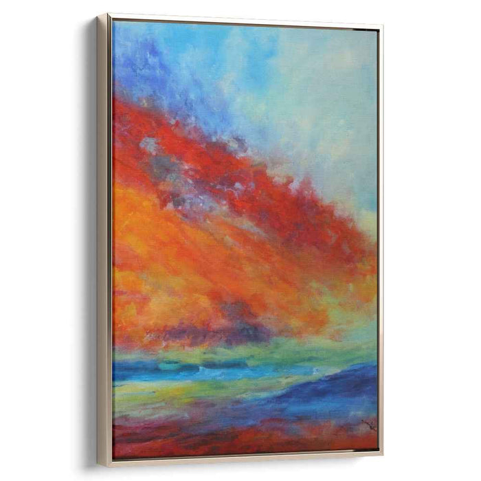 Blue Abstract Landscape #215