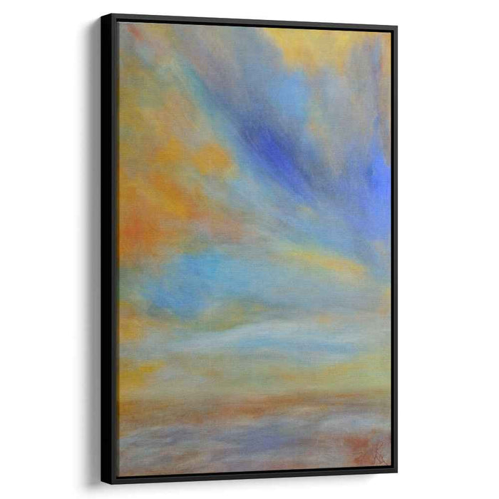 Blue Abstract Landscape #218