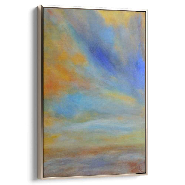 Blue Abstract Landscape #218