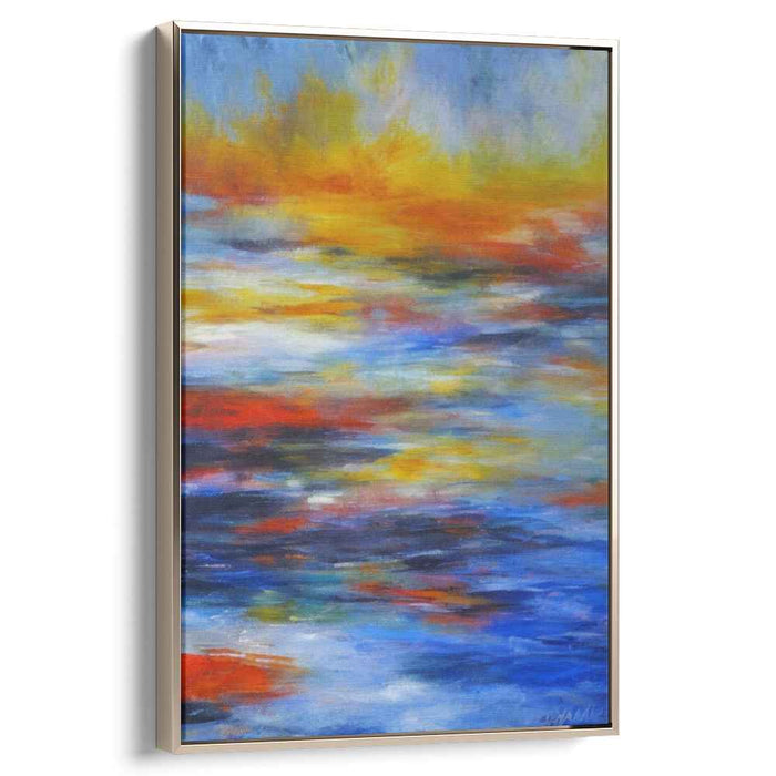 Blue Abstract Landscape #232