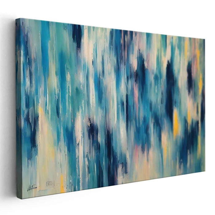 Blue Abstract Line #106