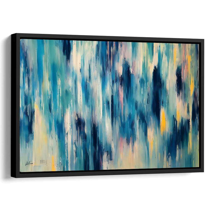 Blue Abstract Line #106