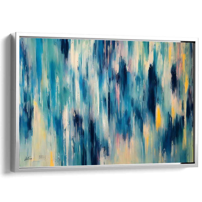 Blue Abstract Line #106