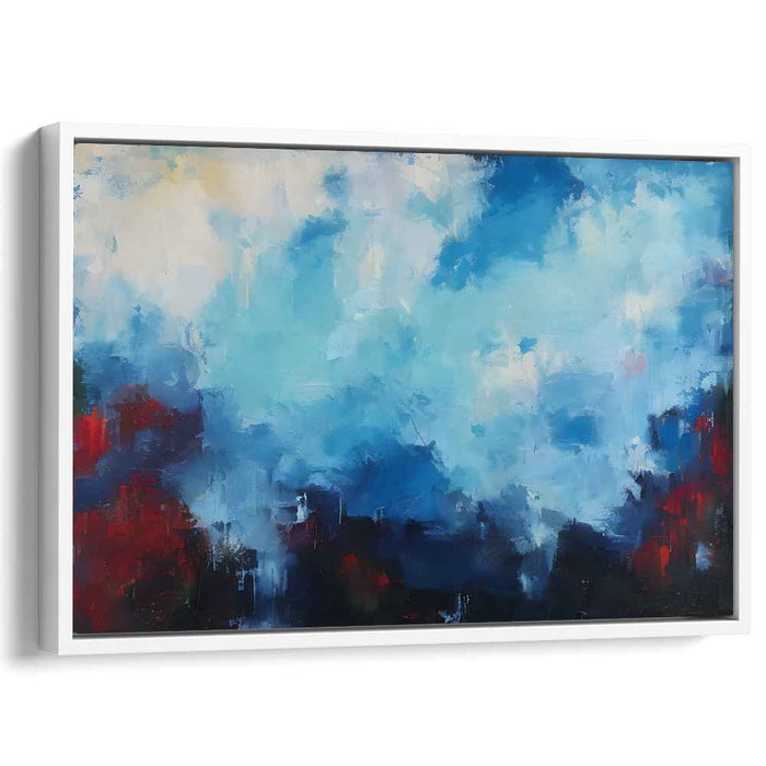 Vivid Dreamscapes In Motion: Abstract Expressionist Sky Canvas Art Print