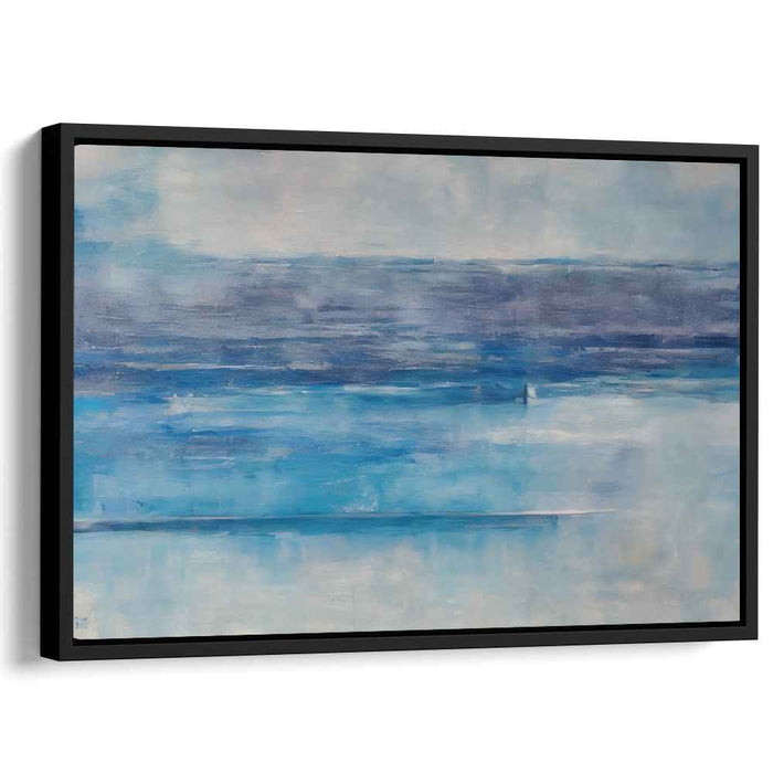 Blue Abstract Line #123