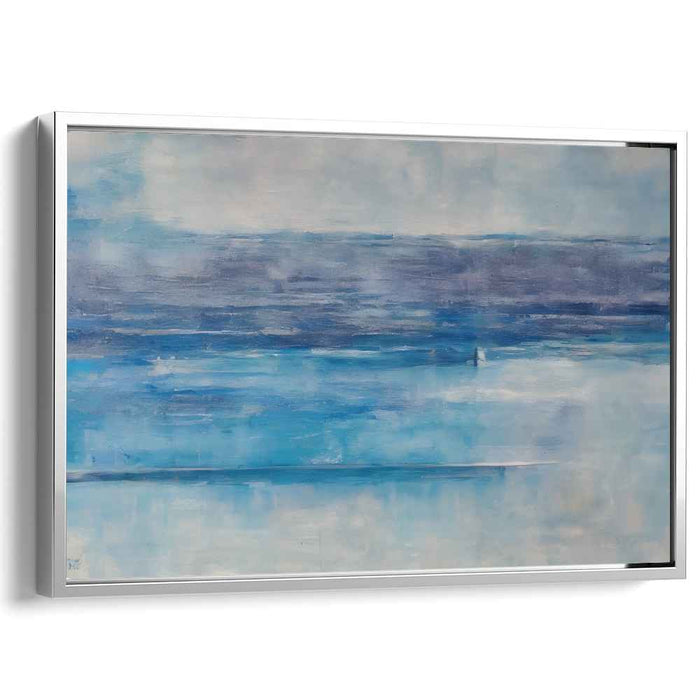 Blue Abstract Line #123