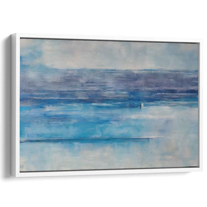 Blue Abstract Line #123