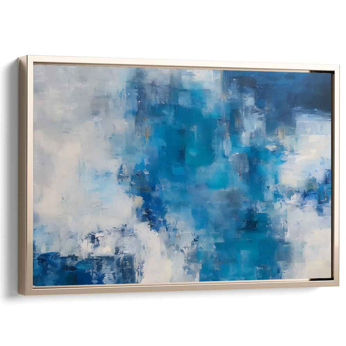 Blue Abstract Line #124