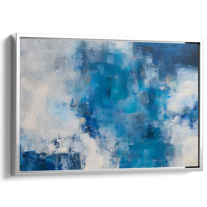 Blue Abstract Line #124