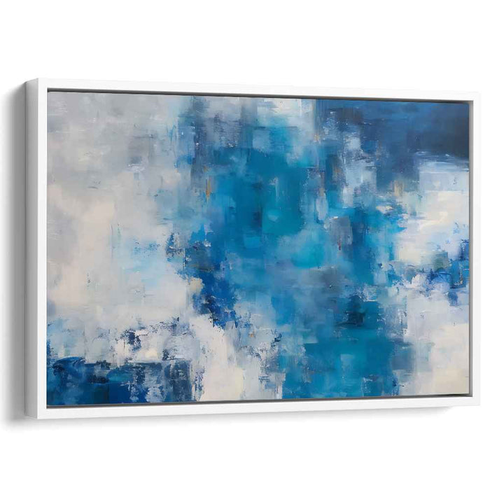 Blue Abstract Line #124