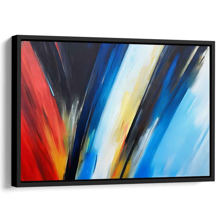 Blue Abstract Line #125