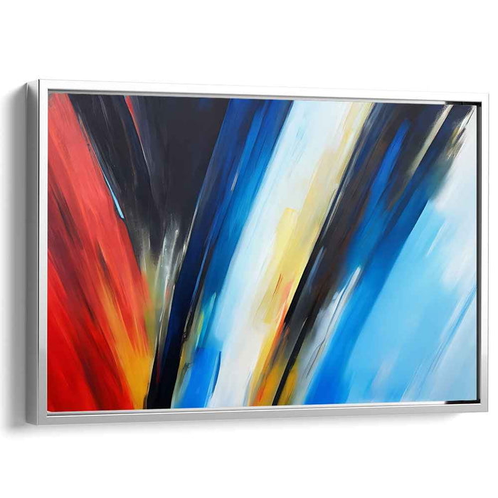 Blue Abstract Line #125